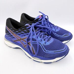 ASICS Gel Cumulus 19 Women's Running Shoes Blue Orange Size 8 T7B8N